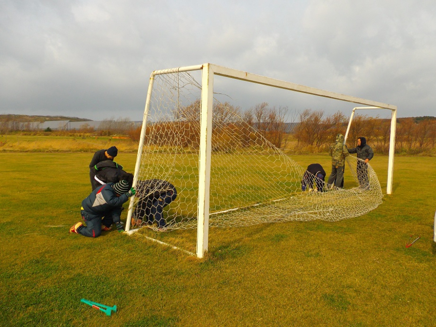 ボランティア活動 宗谷地区サッカー協会 北海道立宗谷ふれあい公園