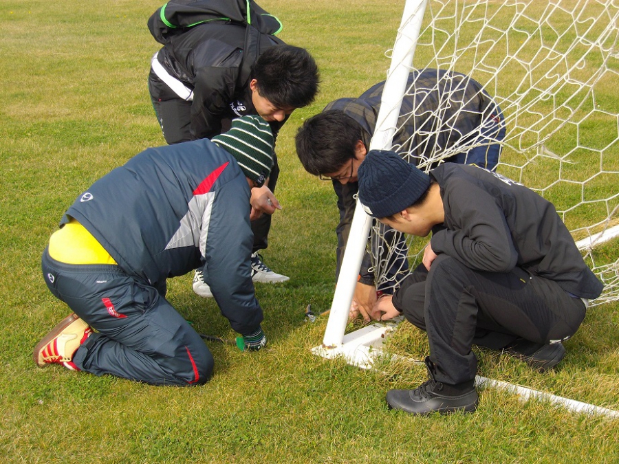 ボランティア活動 宗谷地区サッカー協会 北海道立宗谷ふれあい公園